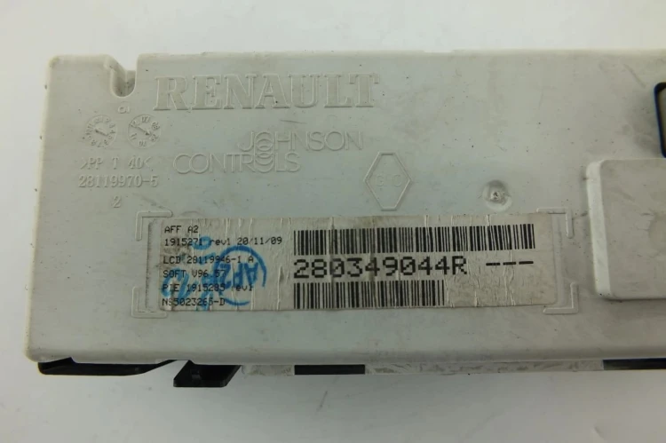 WYŚWIETLACZ RENAULT MEGANE III (2008-2013) 1.5 DCI 280349044R