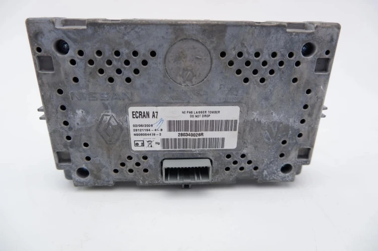 WYŚWIETLACZ NAWIGACJI GPS RENAULT LAGUNA III COUPE 280340026R