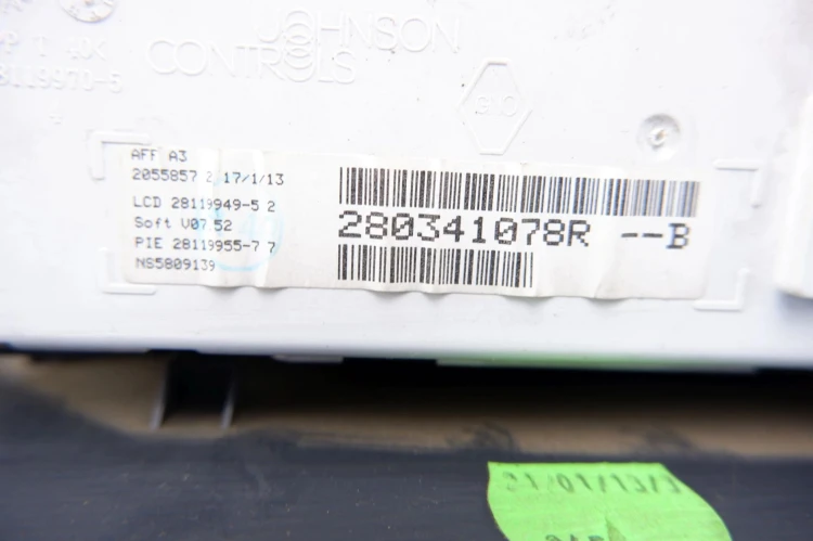 WYŚWIETLACZ RENAULT KANGOO III (2008-2013) 280341078R-C