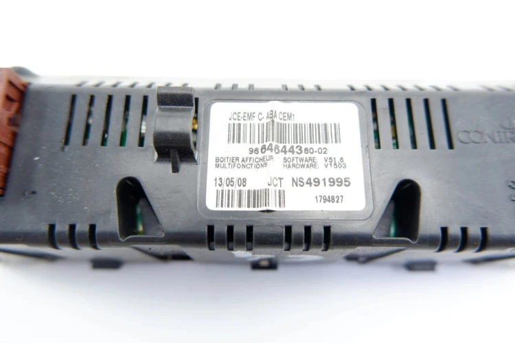 WYŚWIETLACZ CITROEN C4 I (2004-2008) 9664644380-02