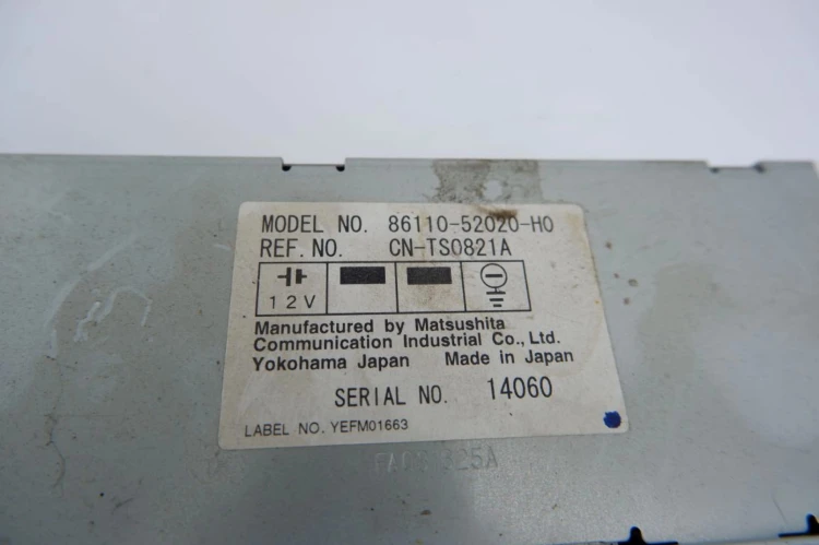 WYŚWIETLACZ TOYOTA YARIS I (1999-2005) 1.0 16V 86110-52020-H0
