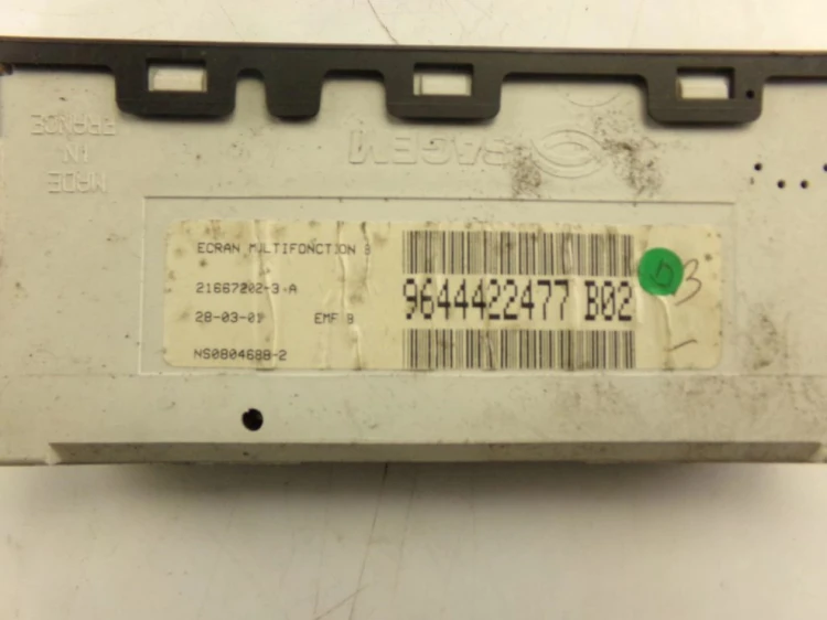 WYŚWIETLACZ CITROEN C5 I (2001-2004) 2.0 16V 9644422477