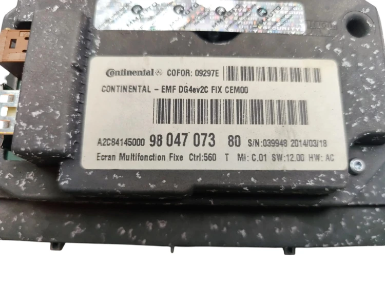 WYŚWIETLACZ NAWIGACJI GPS CITROEN C5 III (2008-2010) 3.0 HDI V6 241KM