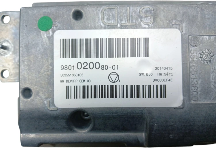 WYŚWIETLACZ NAWIGACJI GPS CITROEN C5 III LIFT (2012-2017) 2.0 HDI 163KM 980