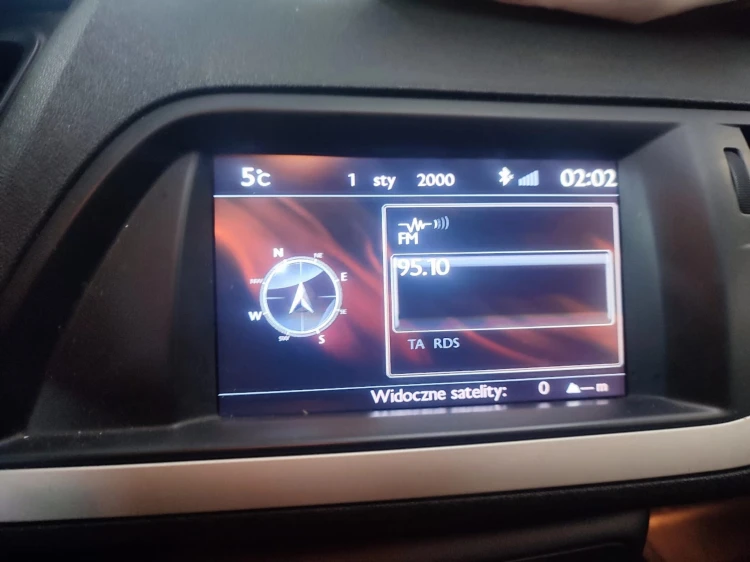 WYŚWIETLACZ NAWIGACJI GPS CITROEN C5 III LIFT (2012-2017) 2.0 HDI 163KM 980