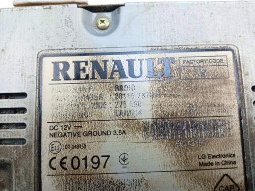 RADIO RENAULT TALISMAN (2015-2020) 1.6 DCI 130KM 281157873R