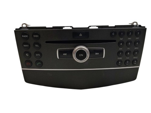 RADIO MERCEDES C W204 (2007-2011) 2.2 CDI 136KM A2049002104 A2049016201 A20