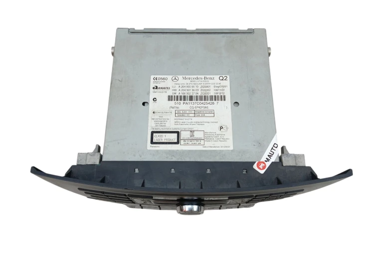 RADIO MERCEDES C W204 LIFT (2011-2014) 1.6 CGI 156KM A2049009510