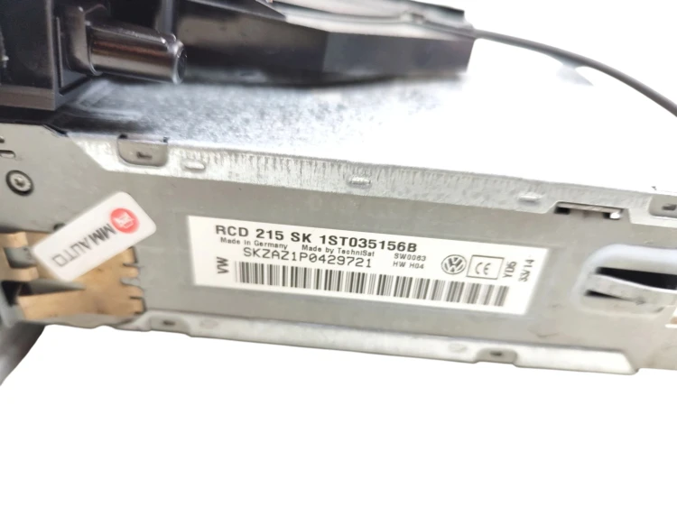 RADIO SKODA CITIGO (2011-2015) 1.0 MPI 60KM