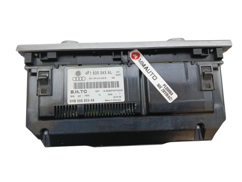 PANEL KLIMATYZACJI AUDI A6 C6 LIFT (2008-2011) 3.0 TDI 240KM 4F1820043AL