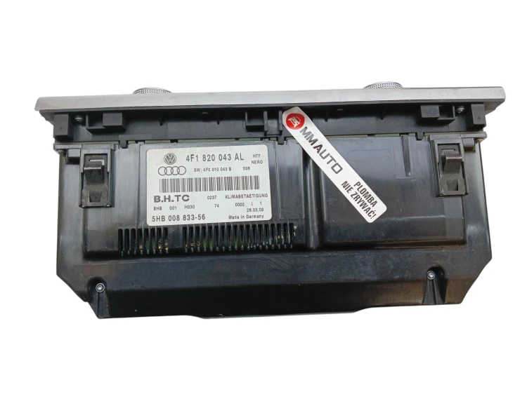 PANEL KLIMATYZACJI AUDI A6 C6 LIFT (2008-2011) 3.0 TDI 240KM 4F1820043AL