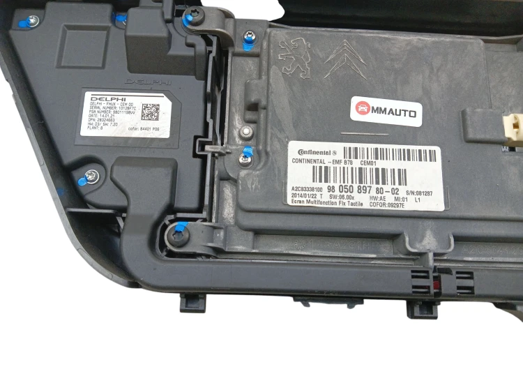 WYŚWIETLACZ CITROEN C4 PICASSO II (2013-2016) 1.6 THP 156KM 9805089780