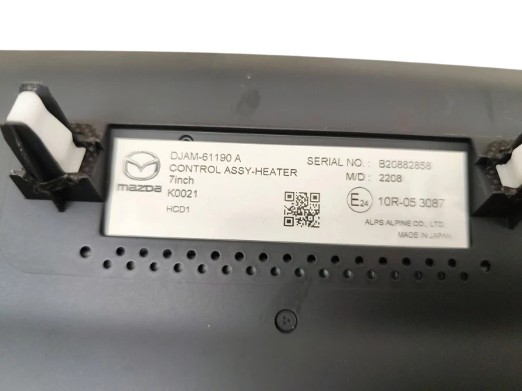 PANEL KLIMATYZACJI MAZDA MX-30 (2020-) 35.5 kWh 145KM DJAM-61190 A
