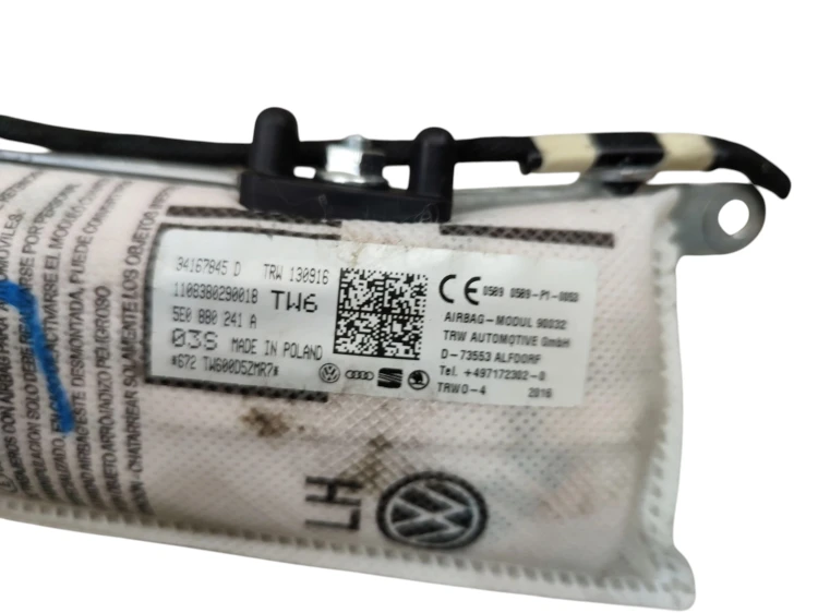 PODUSZKA FOTELA LEWA SKODA OCTAVIA III (2012-2016) 1.6 TDI 110KM 5E0880241A