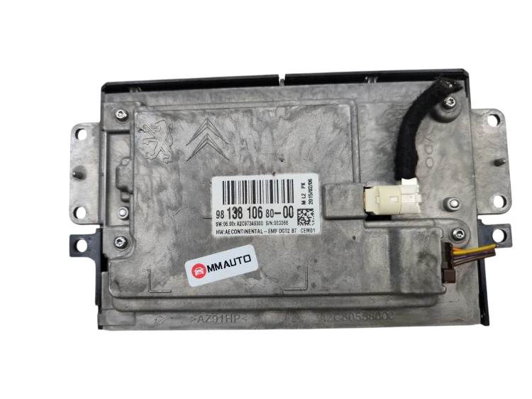 WYŚWIETLACZ NAWIGACJI GPS CITROEN C4 II B7 LIFT (2015-2018) 1.2 THP 130KM 9