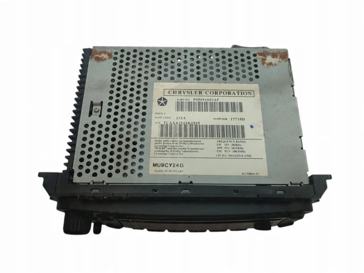 RADIO CHRYSLER PT CRUISER (2000-2007) 1.6 16V 115KM P05091601AF