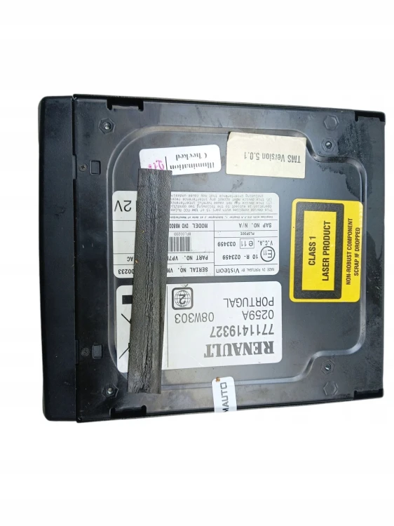 ODTWARZACZ DVD RENAULT ESPACE IV (2003-2006) 1.9 DCI 116KM 7711419327