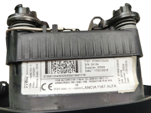 PODUSZKA KIEROWCY FIAT PANDA III (2011-2020) 1.2 8V 69KM 07356123430