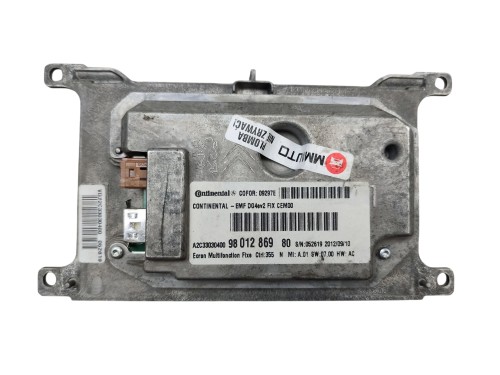 WYŚWIETLACZ NAWIGACJI GPS PEUGEOT 508 I (2010-2014) 2.0 HDI 163KM 980128698