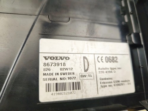 RADIO VOLVO S60 I (2000-2004) 2.4 170 KM 8651155