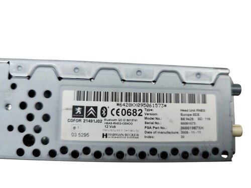RADIO NAWIGACJA GPS PEUGEOT 308 I T7 (2007-2011) 1.6 HDI 109KM 96661987XH