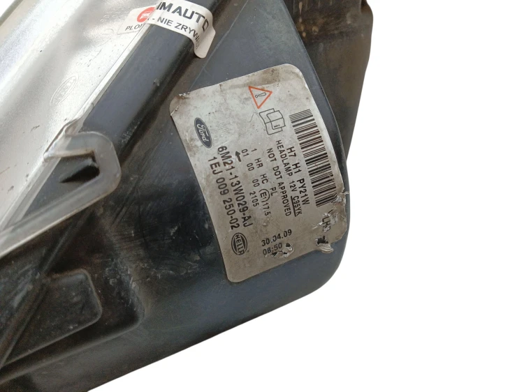 LAMPA PRAWY PRZÓD FORD S-MAX MK1 (2006-2010) 1.8 TDCI 125KM 6M21-13W029-AJ