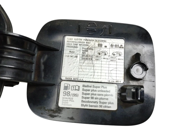 KLAPKA WLEWU PALIWA SKODA OCTAVIA II (2004-2008) 2.0 TFSI 200KM 1Z9809857