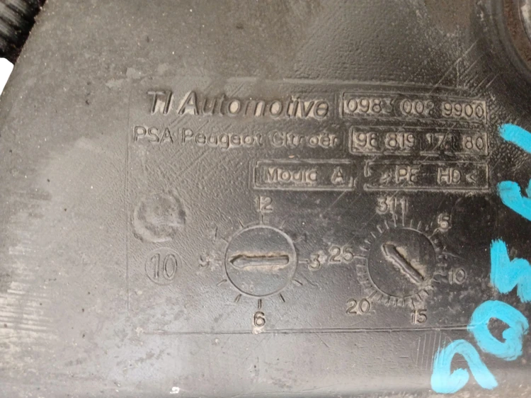 ZBIORNIK PŁYNU FAP CITROEN C5 III LIFT (2010-2012) 2.0 HDI 140KM 9681917180