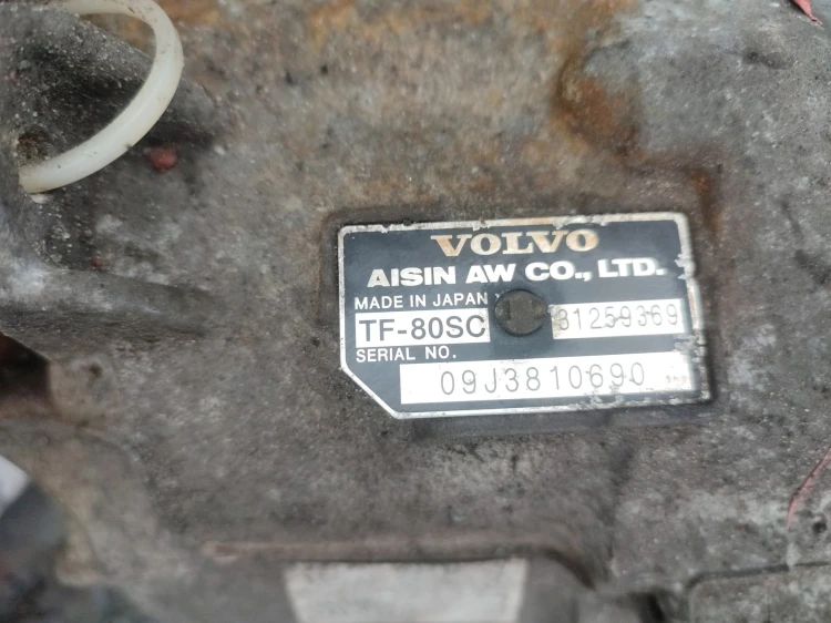 SKRZYNIA BIEGÓW AUTOMAT VOLVO XC60 I (2008-2013) 2.4 D5 175KM TF-80SC