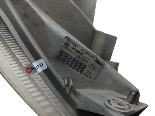 LAMPA PRAWY PRZÓD OPEL VIVARO A (2001-2006) 1.9 CDTI 100KM 91165720