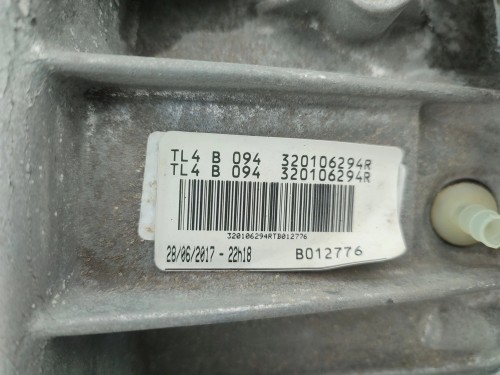 SKRZYNIA BIEGÓW RENAULT CLIO IV LIFT (2016-2020) 1.2 TCE 118KM TL4B094