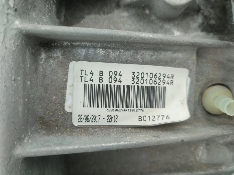 SKRZYNIA BIEGÓW RENAULT CLIO IV LIFT (2016-2020) 1.2 TCE 118KM TL4B094