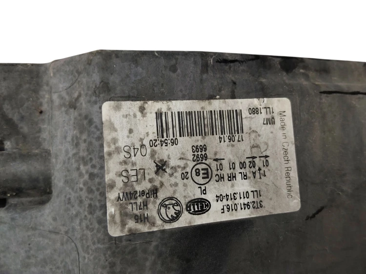 LAMPA PRAWY PRZÓD SKODA SUPERB II LIFT (2013-2015) 2.0 TDI 140KM 3T2941016F