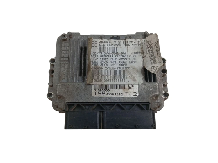 KOMPUTER STEROWNIK SILNIKA FIAT BRAVO II (2007-2010) 1.9 JTD 120KM 51809689
