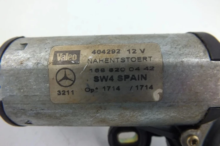 MECHANIZM WYCIERACZKI TYŁ MERCEDES A W168 (1997-2005) 1.6 104KM 1688200442