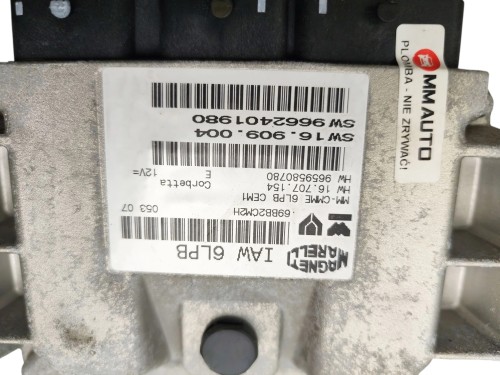 KOMPUTER STEROWNIK SILNIKA CITROEN C4 PICASSO I (2006-2010) 2.0 16V 140KM 9