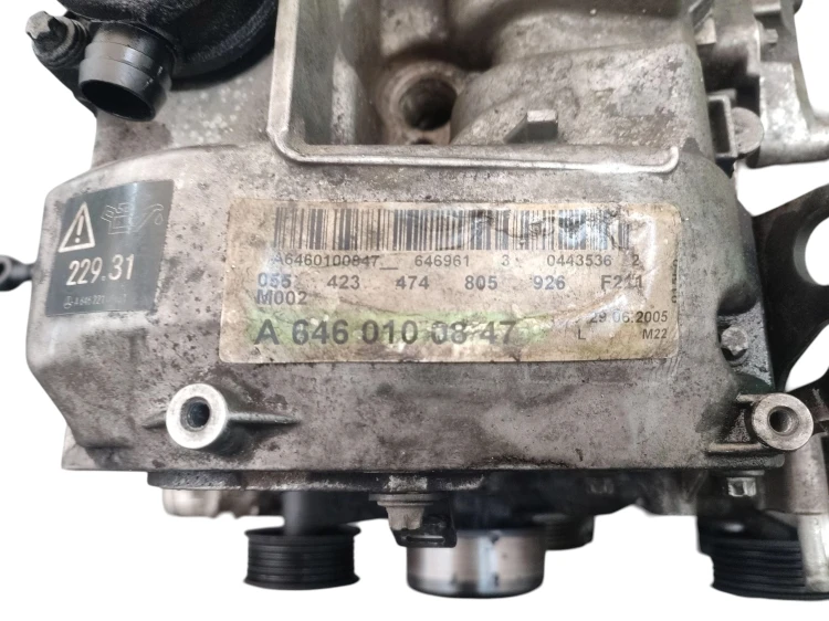 SILNIK SŁUPEK MERCEDES E W211 (2002-2006) 2.2 CDI 150KM 646961