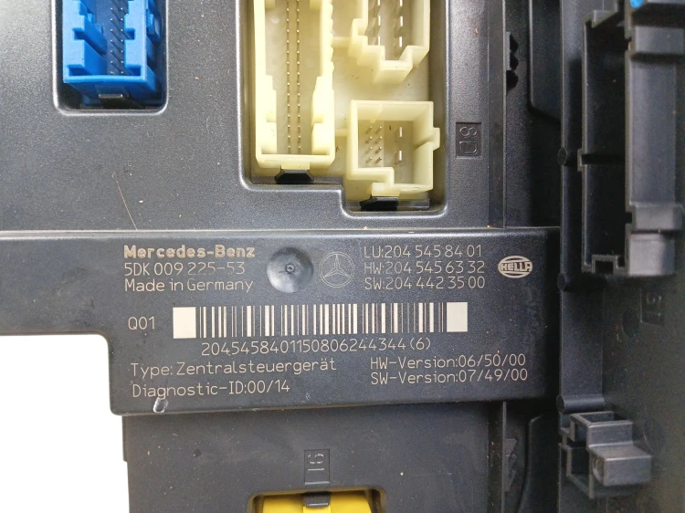 MODUŁ STEROWNIK SAM MERCEDES C W204 (2007-2011) 2.2 CDI 170KM 2045458401