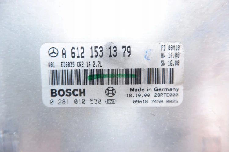 KOMPUTER STEROWNIK SILNIKA MERCEDES E W210 (1995-1999) 2.2 CDI 6121531379