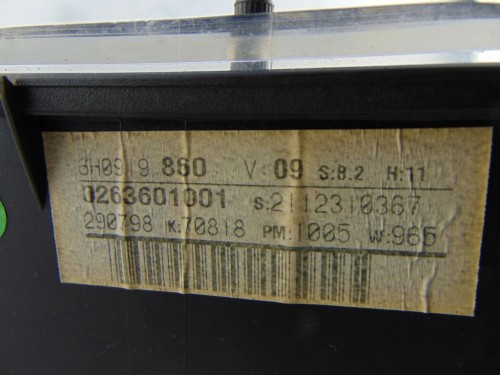 LICZNIK SEAT AROSA (1997-2005) 1.0 50 KM 6H0919860