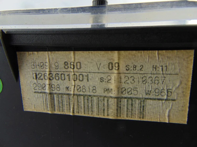 LICZNIK SEAT AROSA (1997-2005) 1.0 50 KM 6H0919860