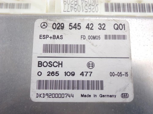 MODUŁ ESP MERCEDES A W168 (1997-2005) A140 1.4BENZ 0295454232
