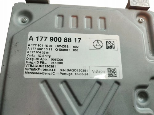MODUŁ LICZNIKA MERCEDES EQA H243 LIFT (2024-) 250+ 190KM A1779008817