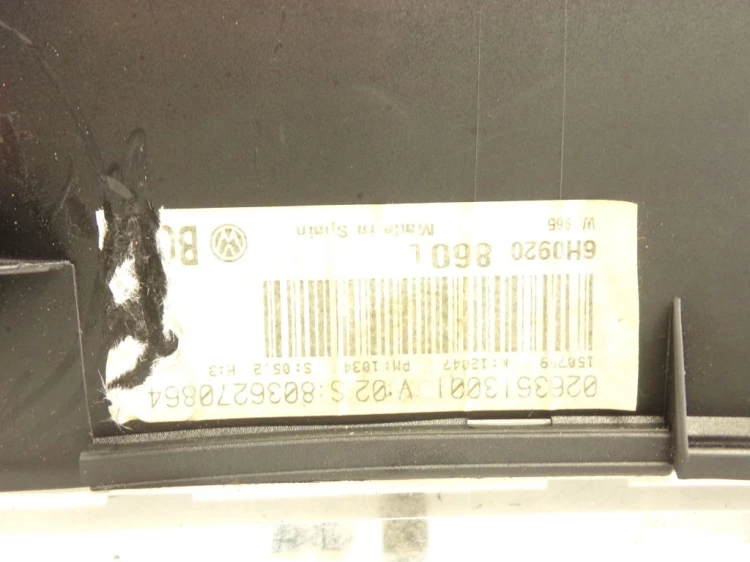 LICZNIK SEAT AROSA (1997-2005) 1.0 50 KM 0263613001