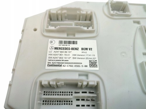 MODUŁ BCM MERCEDES A W177 (2018-2022) 1.3 CGI 136KM A2479008915
