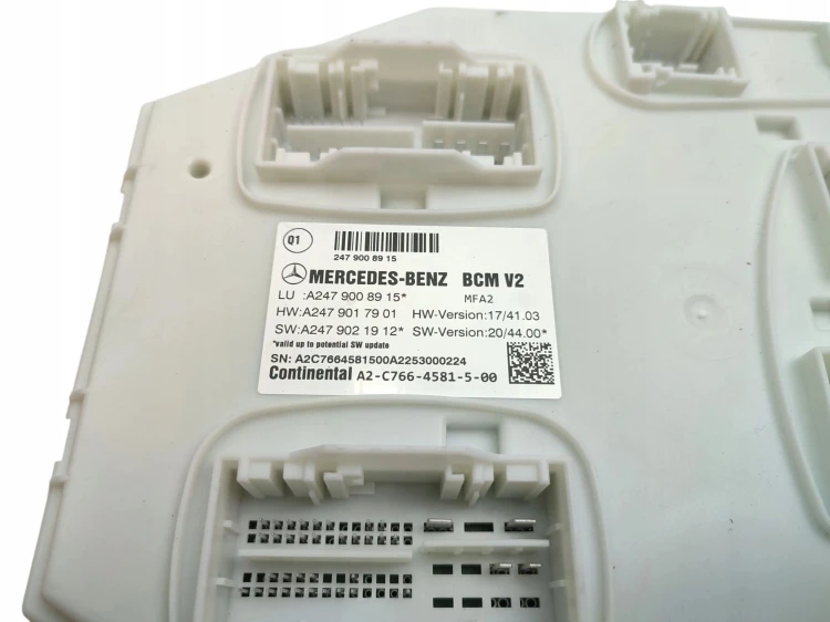MODUŁ BCM MERCEDES A W177 (2018-2022) 1.3 CGI 136KM A2479008915