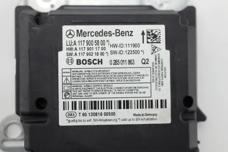 MODUŁ AIRBAG MERCEDES A W176 (2012-2015) 1.8 CDI 136KM A1179005800