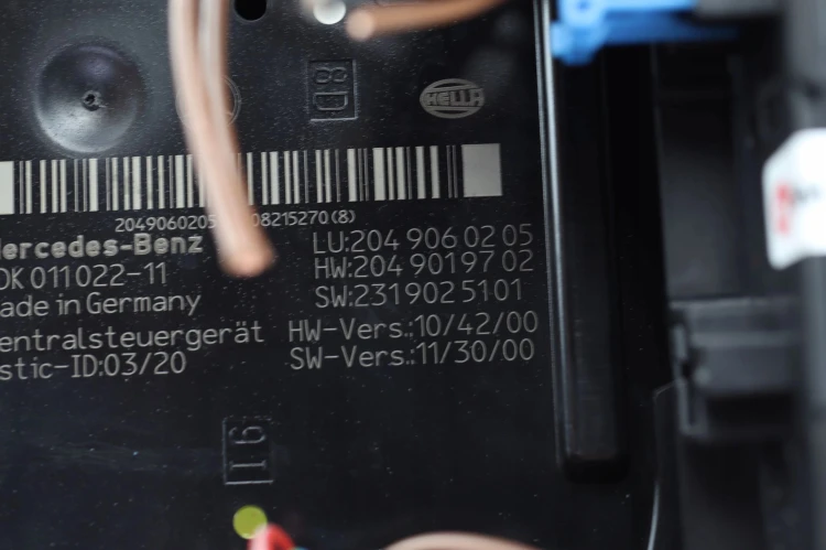 MODUŁ STEROWNIK SAM MERCEDES C W204 LIFT (2011-2014) 2.2 CDI 2049060205