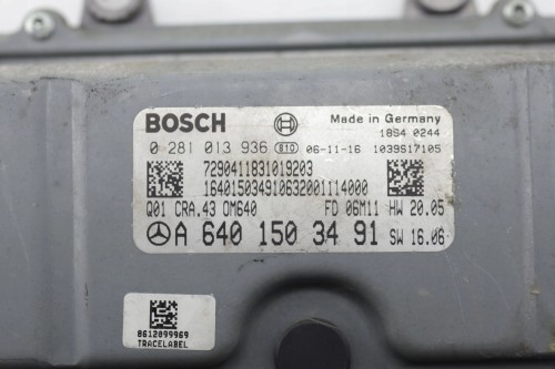 KOMPUTER SILNIKA MERCEDES A W169 2.0 CDI A6401503491 0281013936