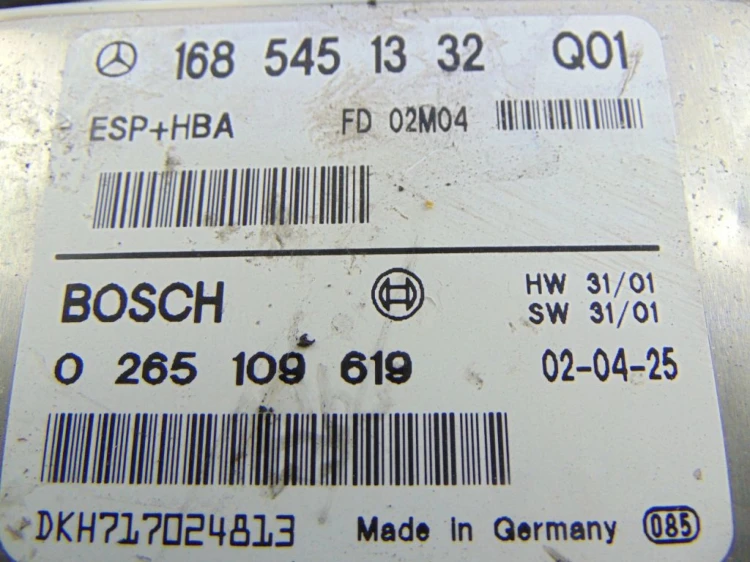 MODUŁ ESP MERCEDES A- W168 1.7 cdi 1685451332